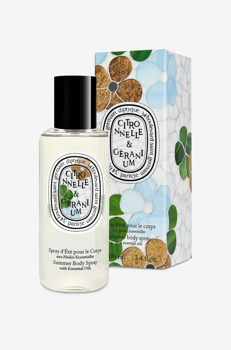 DIPTYQUE Körperspray für den Sommer Citronelle & Géranium - Limitierte Auflage - 100ml Unisex Farblos 2