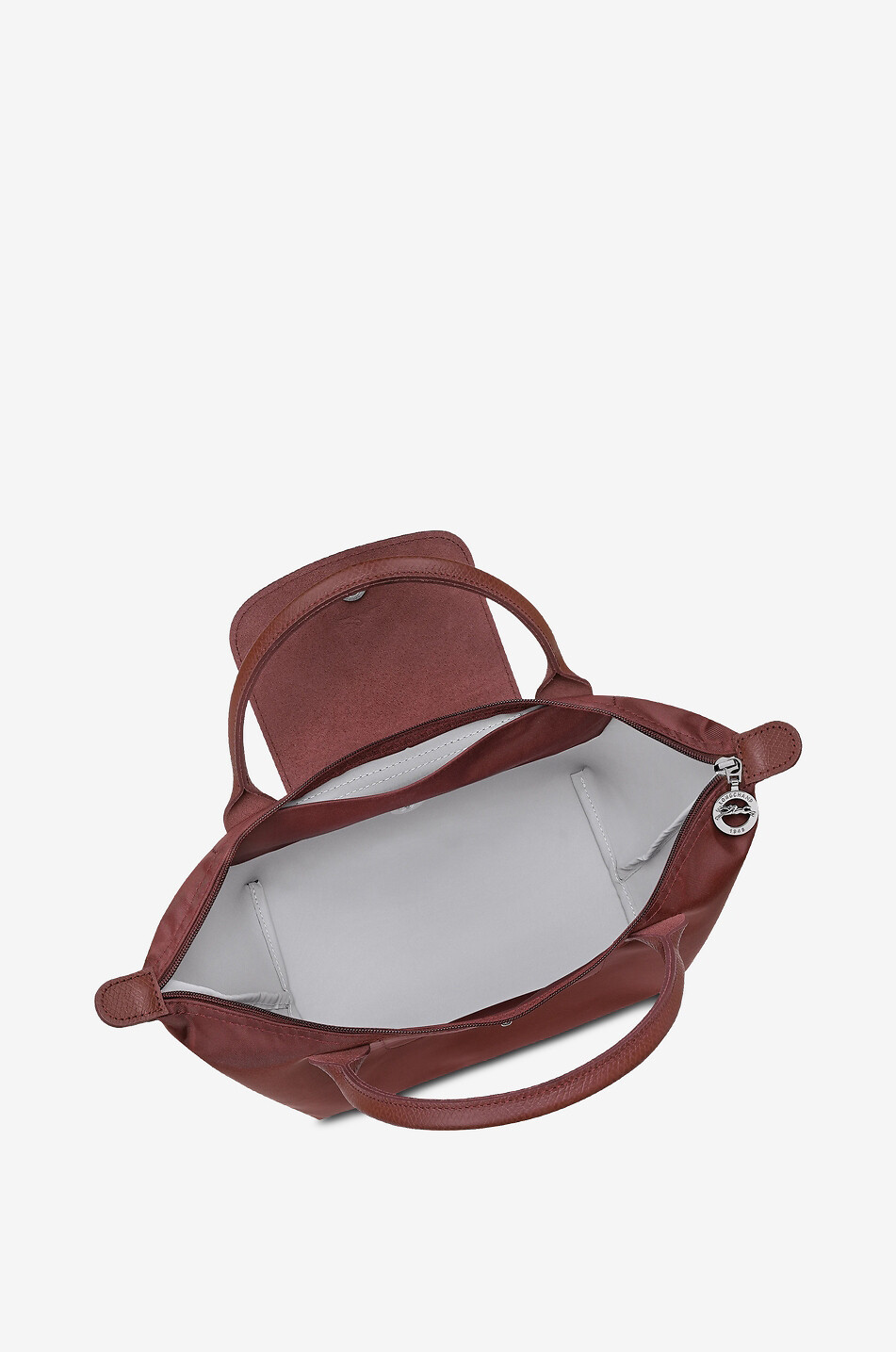 LONGCHAMP Sac cabas en toile et cuir Le Pliage One S Femme ROUGE FONCÉ 4