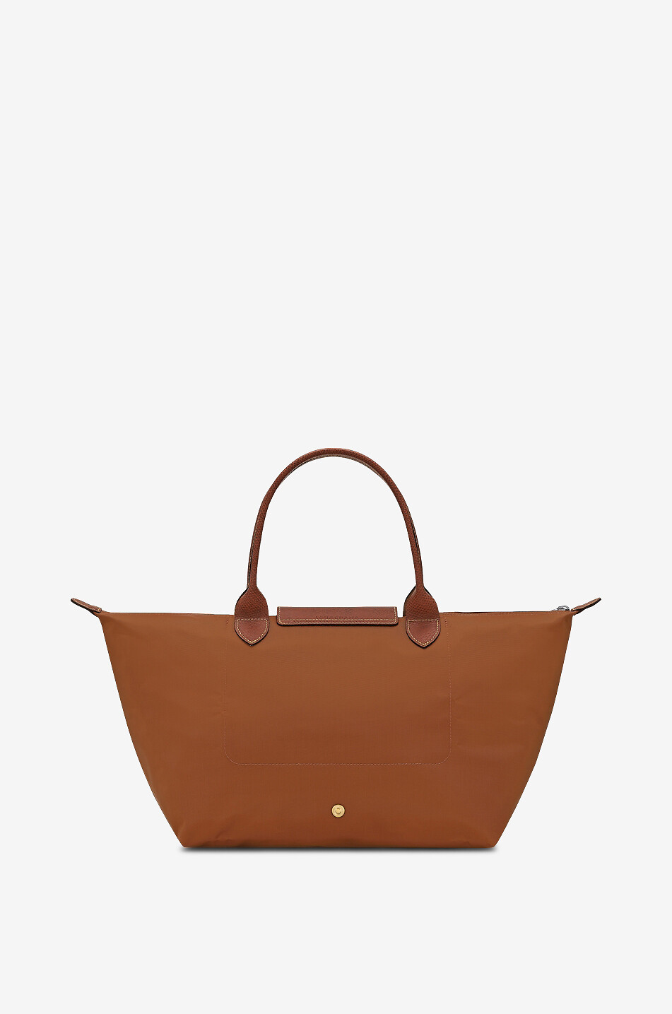 LONGCHAMP Sac cabas en toile et cuir Le Pliage Original L Femme COGNAC 2
