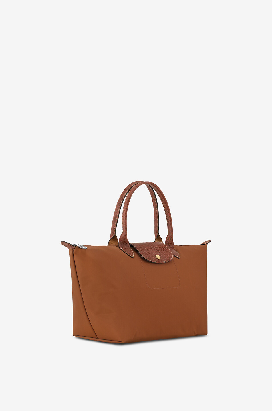 LONGCHAMP Sac cabas en toile et cuir Le Pliage Original L Femme COGNAC 6