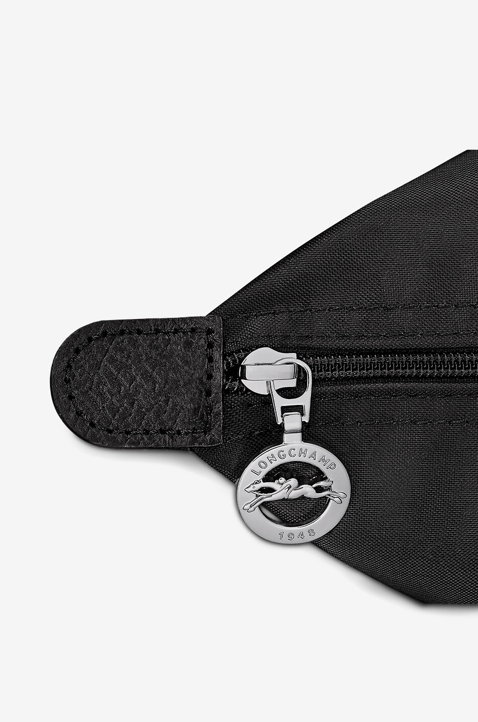 LONGCHAMP Sac cabas en toile et cuir Le Pliage One L Femme NOIR 6