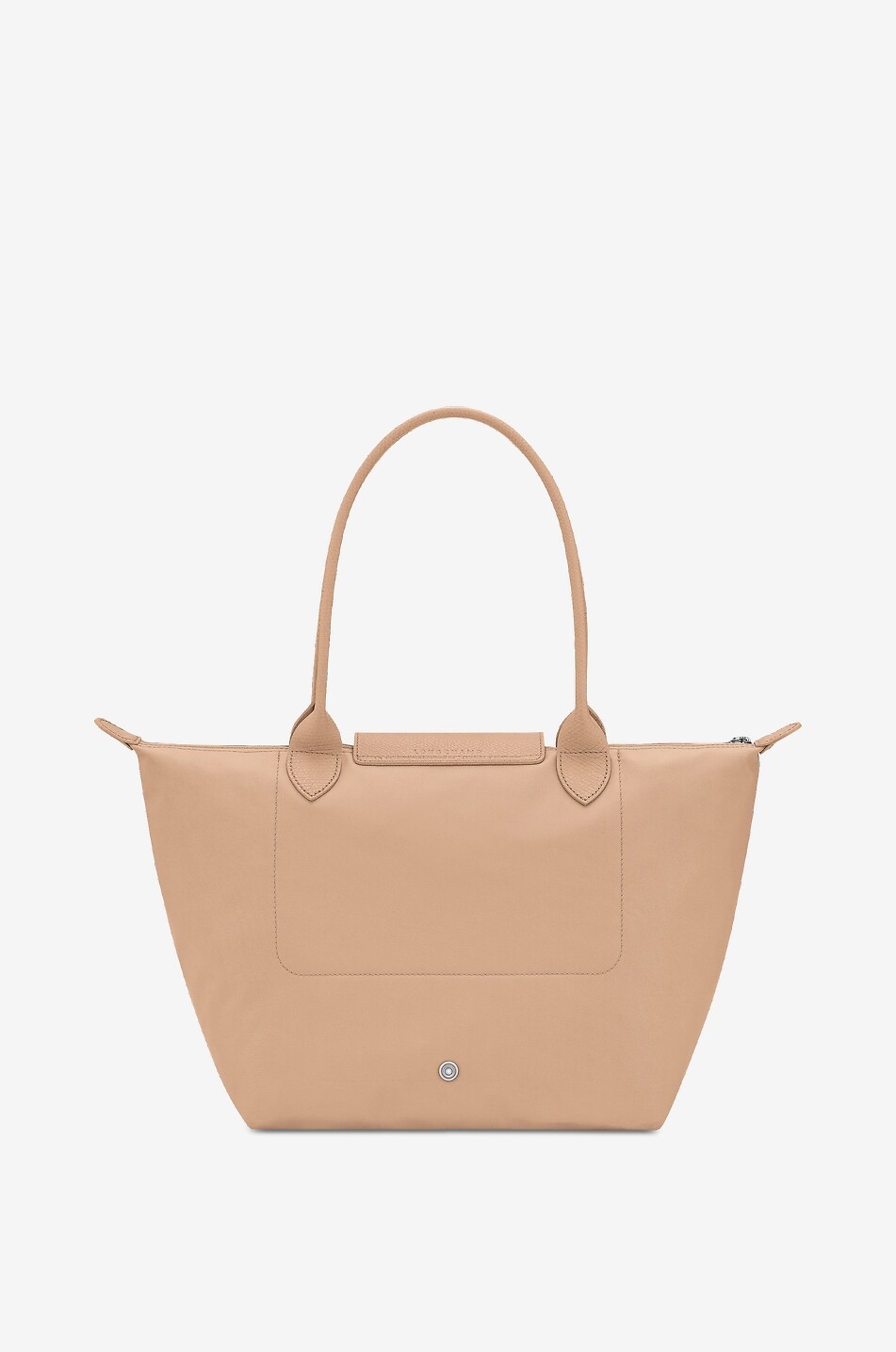 LONGCHAMP Le Pliage One M canvas and leather tote bag Women BEIGE 2
