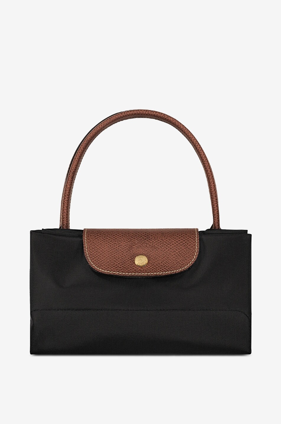 LONGCHAMP Sac cabas en toile et cuir Le Pliage Original L Femme NOIR 7