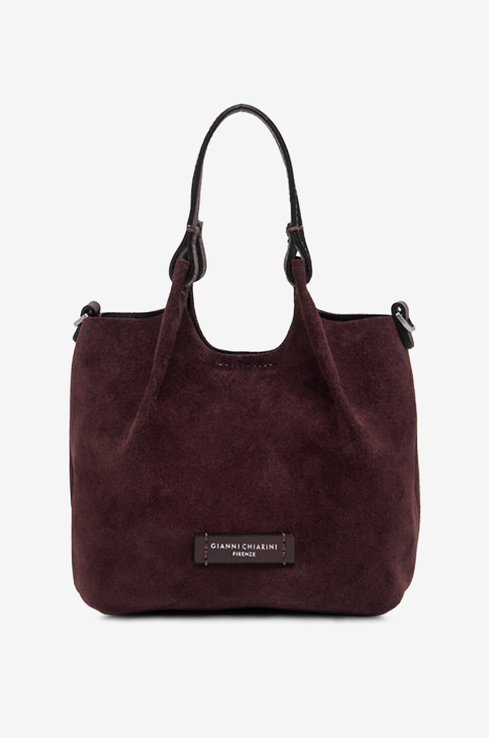 Shopper aus Veloursleder Dua Small