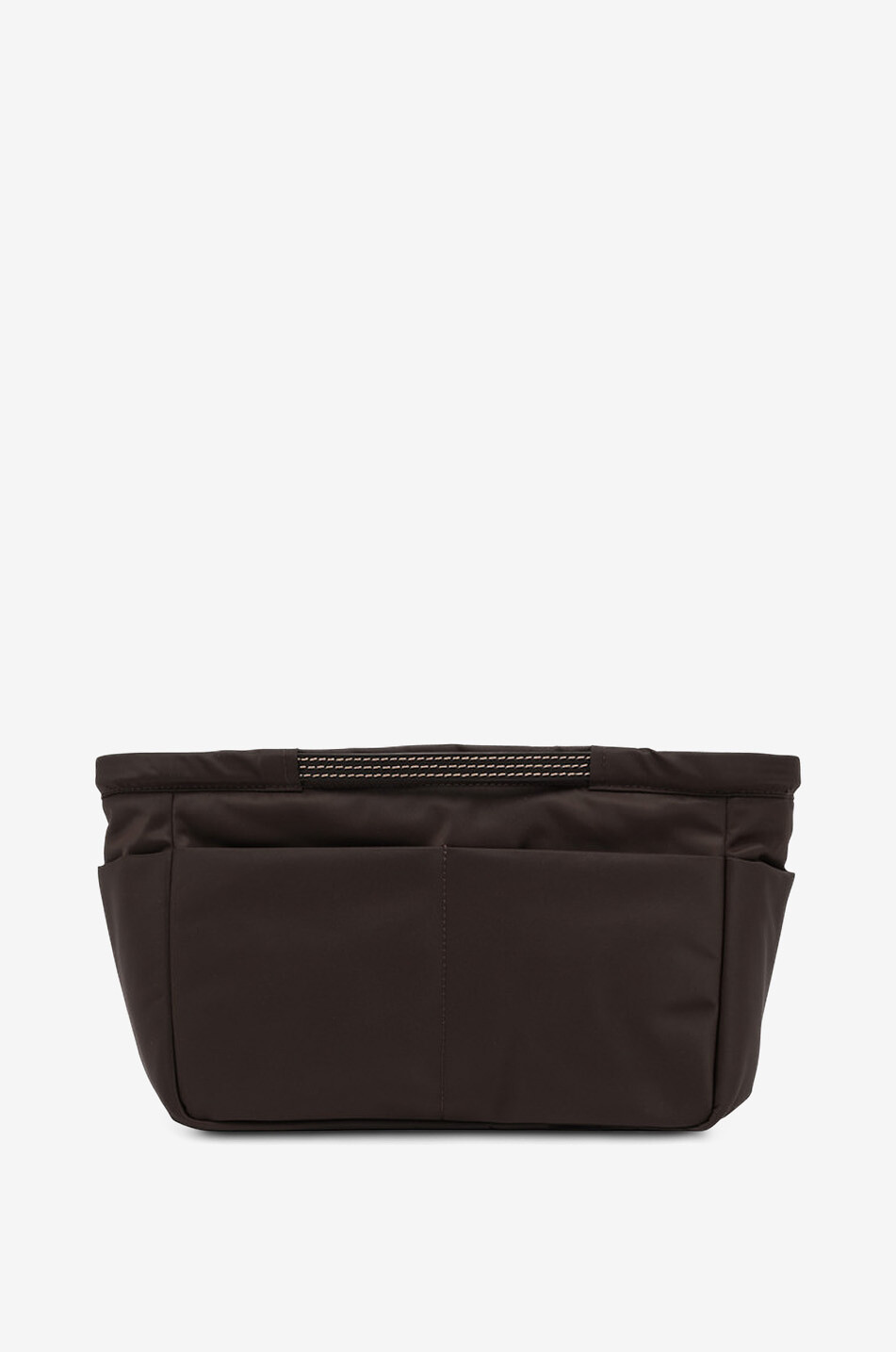 GIANNI CHIARINI Taschen-Organizer aus Nylon et cuir Bags in Bag Damen DUNKELBRAUN 2