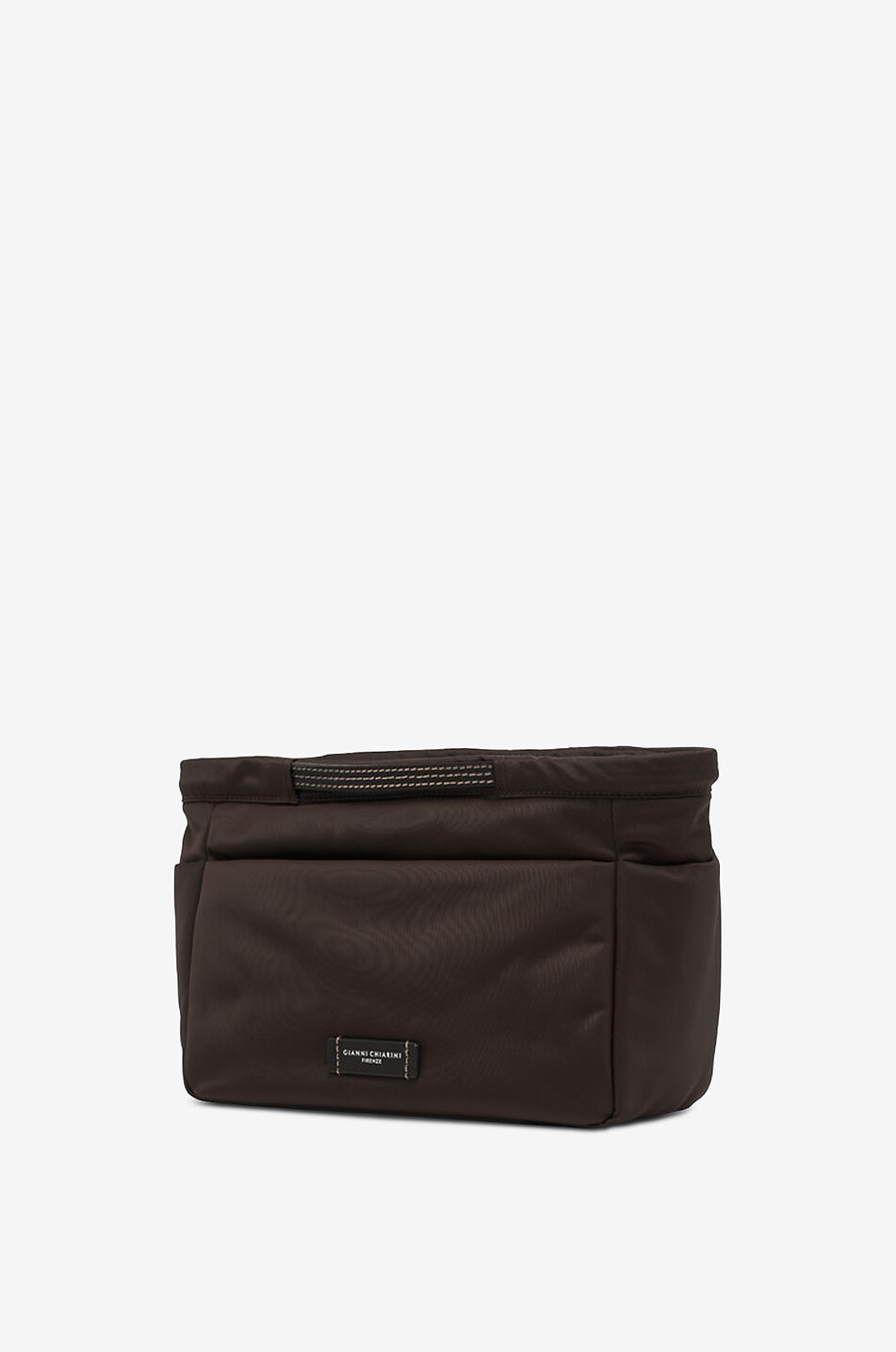 GIANNI CHIARINI Taschen-Organizer aus Nylon et cuir Bags in Bag Damen DUNKELBRAUN 3