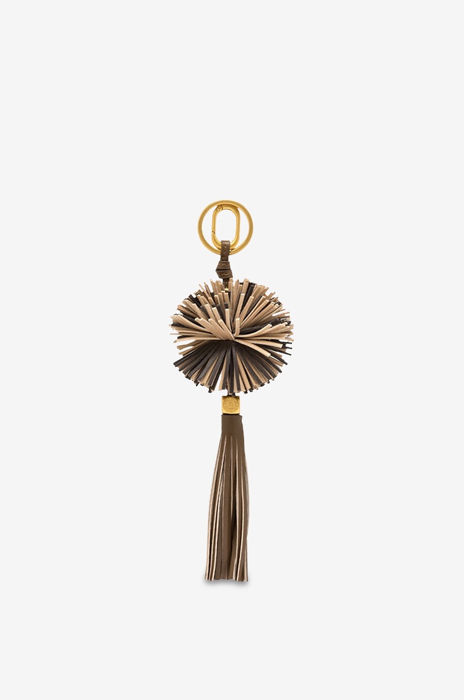 GIANNI CHIARINI Porte-clés et charm pour sac en cuir synthétique Leo Femme BEIGE 2
