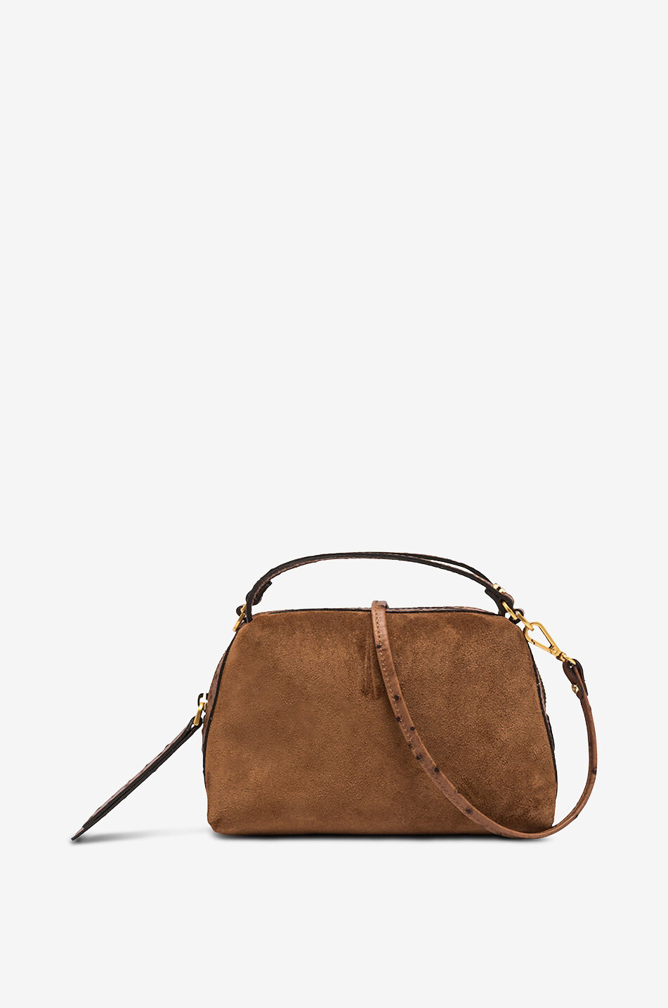 Handtasche aus Veloursleder Alifa Small