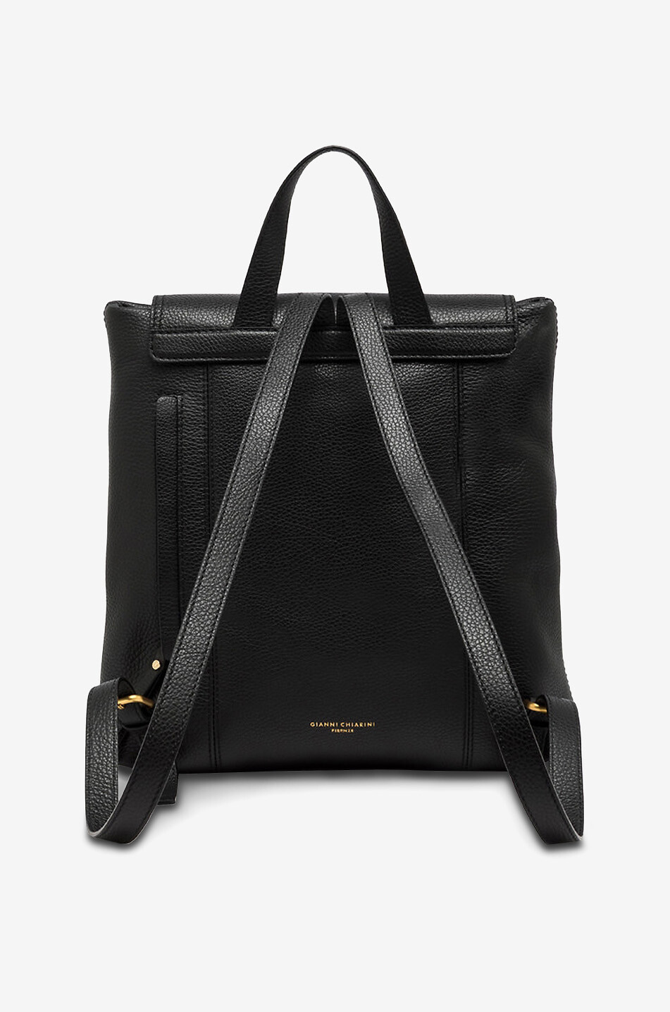 GIANNI CHIARINI Sac à dos en cuir grainé Vicky Femme NOIR 2