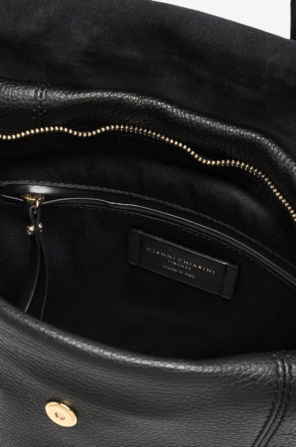 GIANNI CHIARINI Sac à dos en cuir grainé Vicky Femme NOIR 4