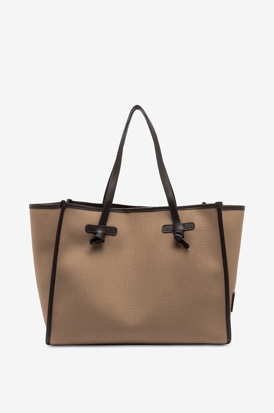 Sac cabas en toile et cuir Marcella Large