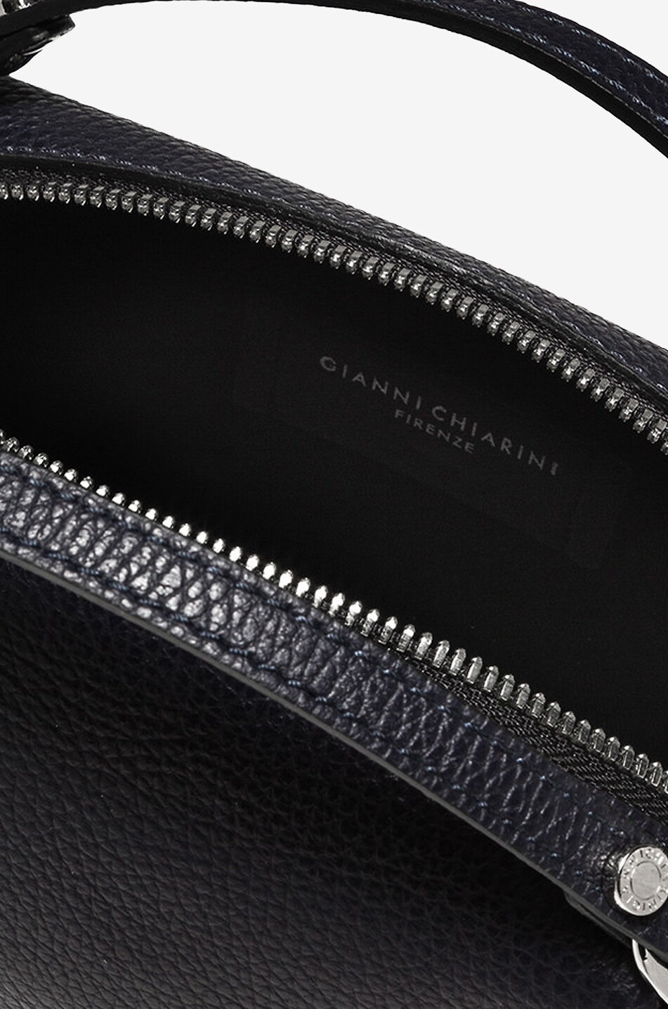 GIANNI CHIARINI Sac à main en cuir grainé Alifa Small Femme NOIR 4