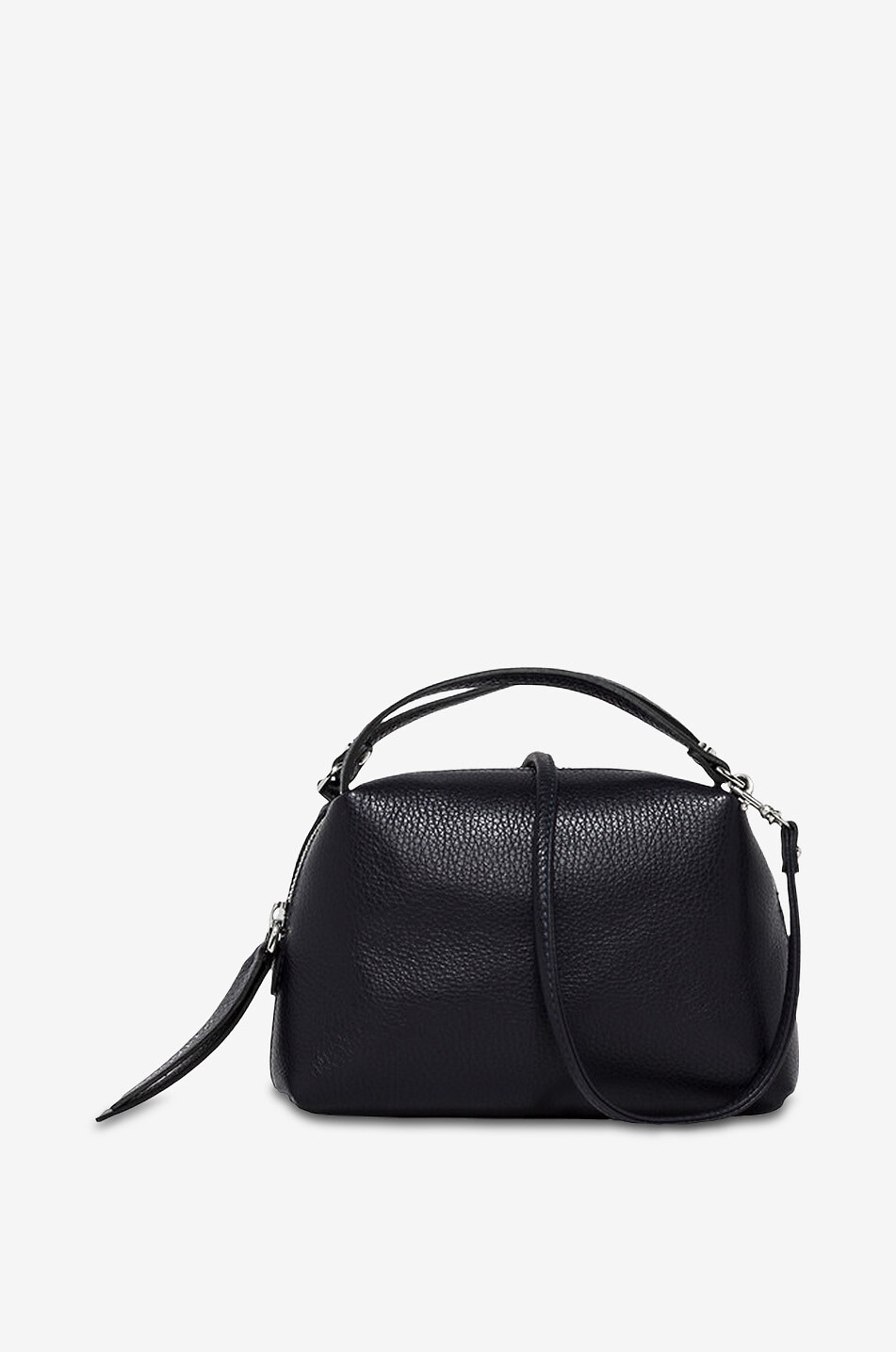 GIANNI CHIARINI Sac à main en cuir grainé Alifa Small Femme NOIR 1
