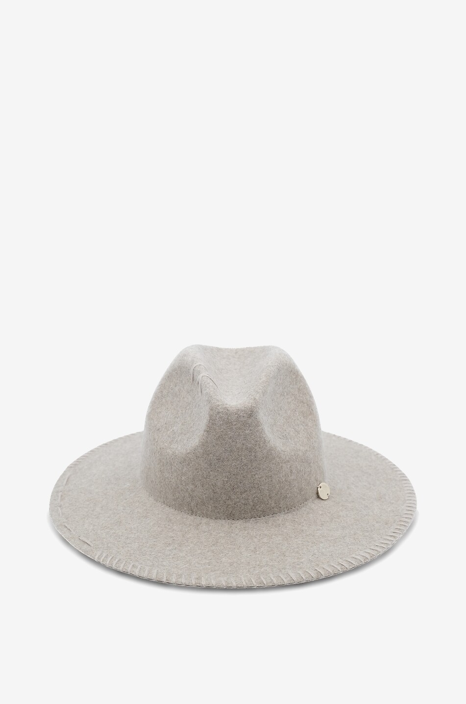 CATARZI 1910 Chapeau fedora en laine mérinos Crans Montana Femme Beige clair 1