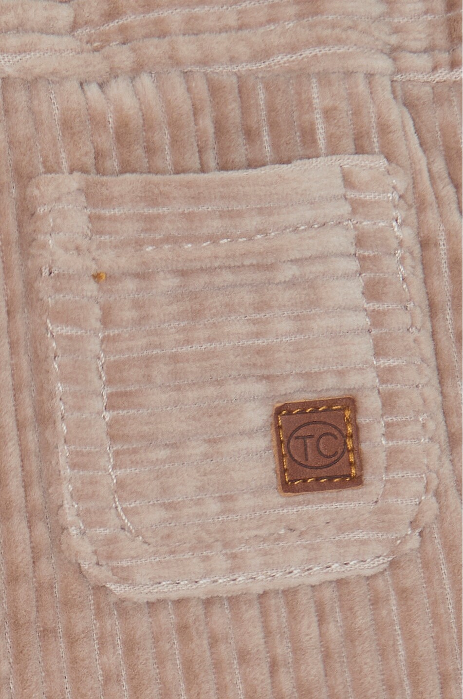 TARTINE ET CHOCOLAT Baby cotton corduroy straight-leg trousers Baby BROWN 6