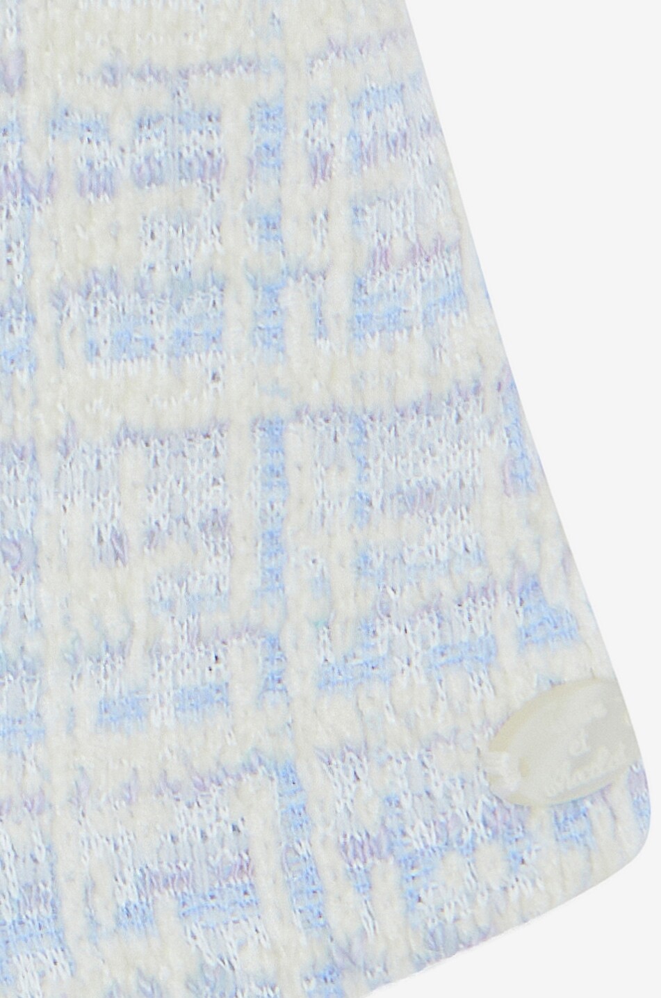 TARTINE ET CHOCOLAT Checked tweed baby A-line short-sleeved dress Baby EGGSHELL 3