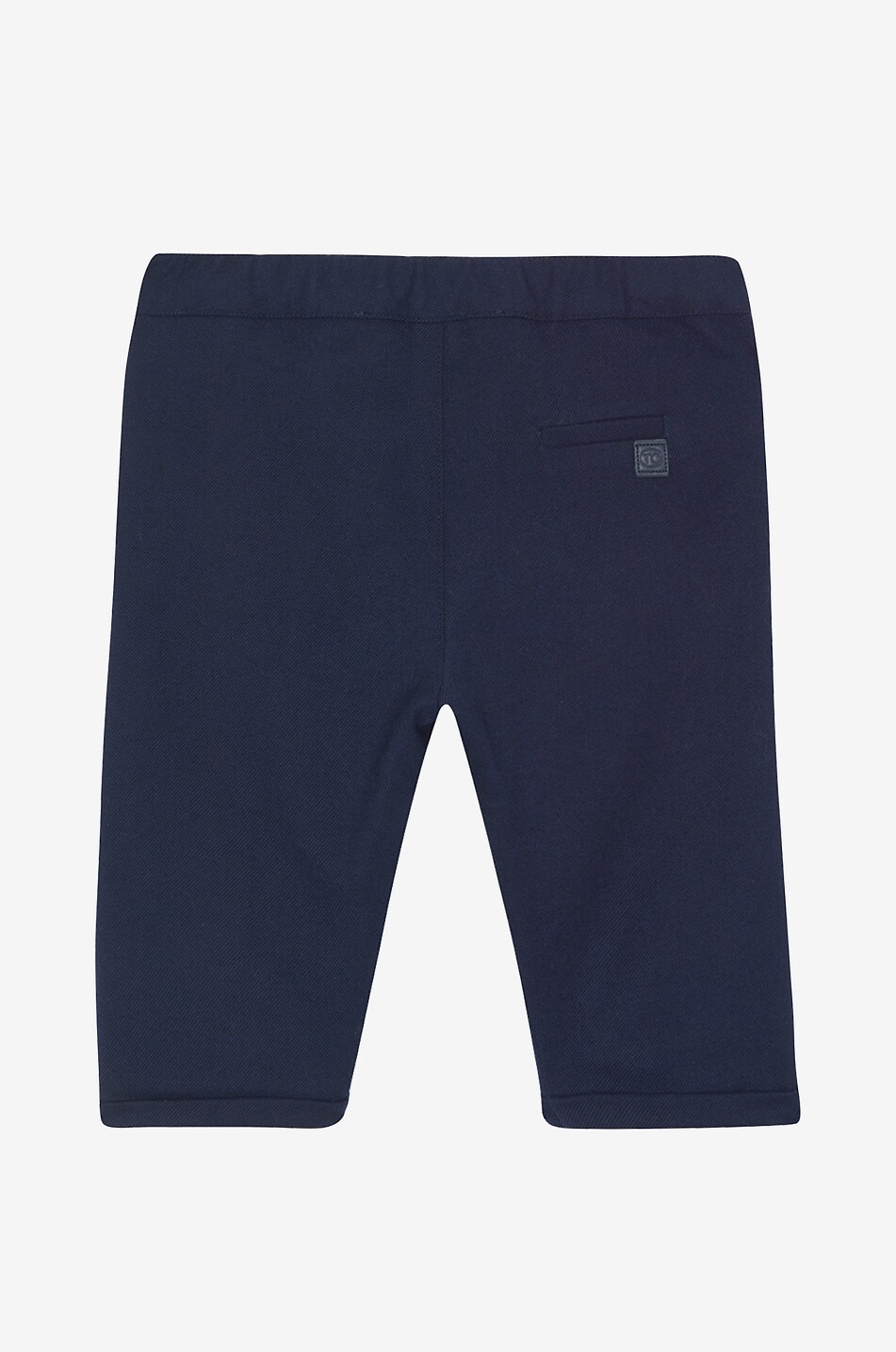 TARTINE ET CHOCOLAT Pantalon droit bébé en sergé effet laine Bébé BLEU MOYEN 2