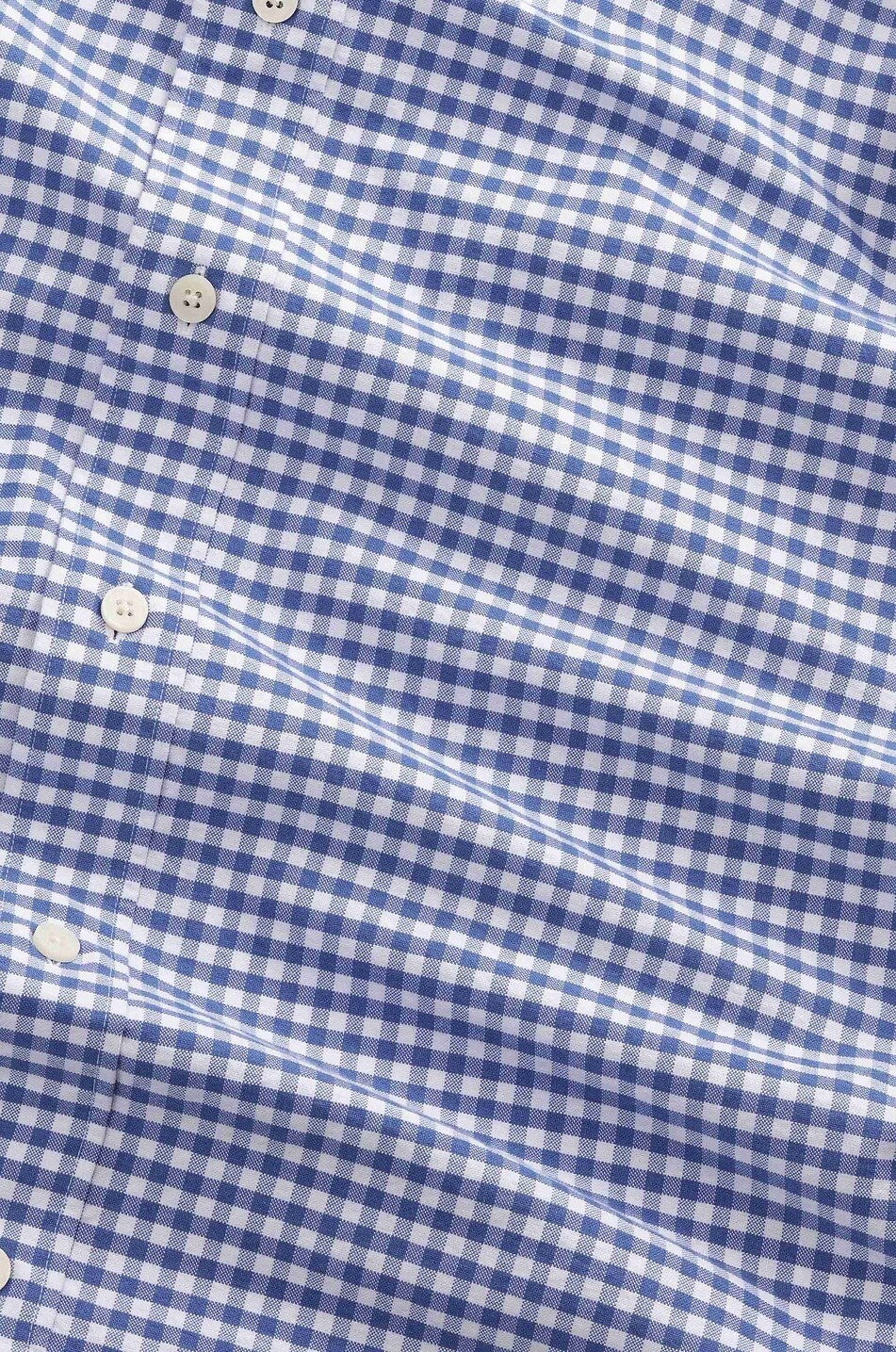 NN07 Colby long-sleeved cotton gingham check shirt Men BLUE 5