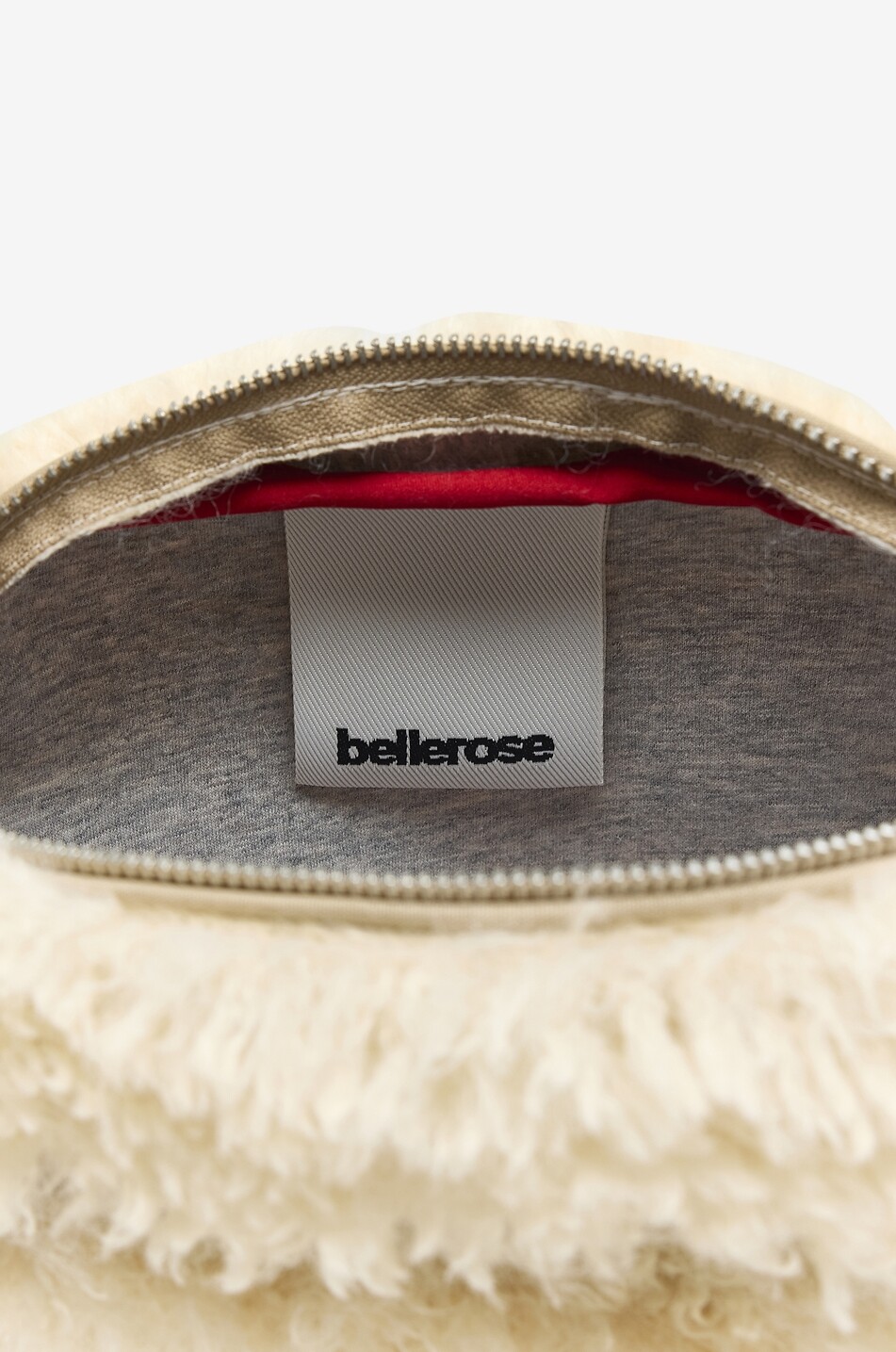 BELLEROSE Jila girls' faux fur shoulder bag Girl EGGSHELL 4