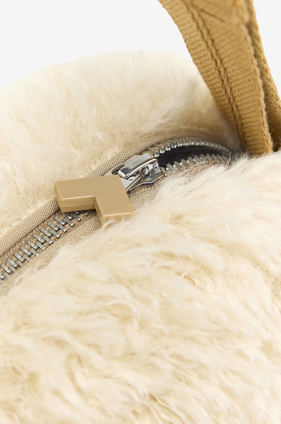 BELLEROSE Jila girls' faux fur shoulder bag Girl EGGSHELL 5