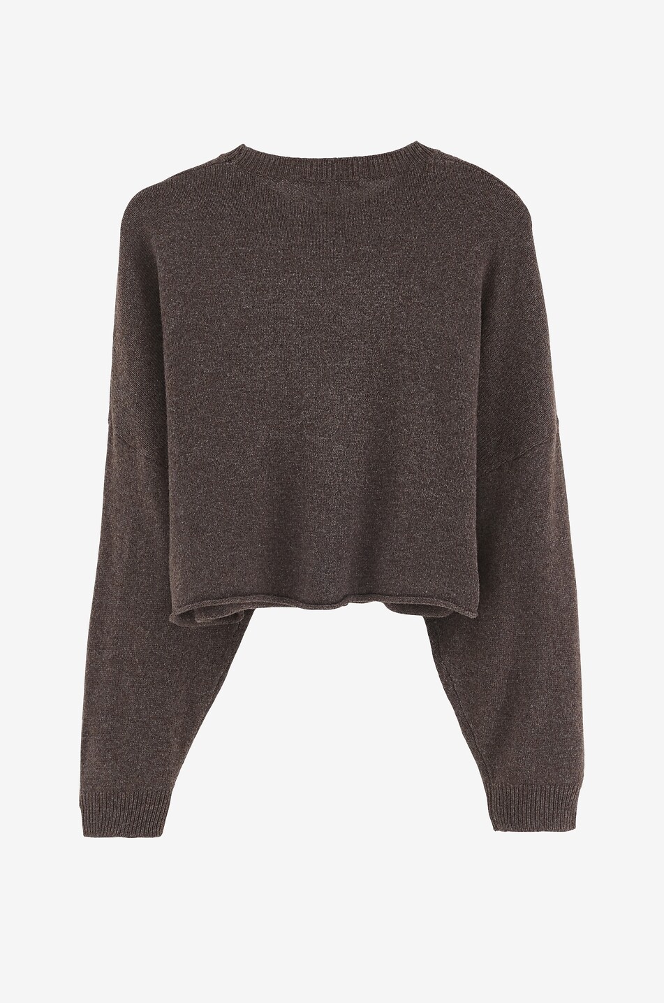BELLEROSE Pull coversize en laine mérinos mélangée fille Gimah Fille MARRON FONCÉ 2