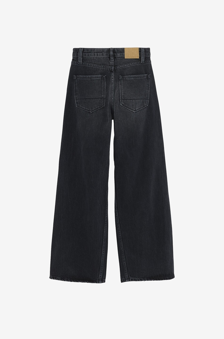 BELLEROSE Wanda denim wide-leg girl's jeans Girl BLACK 2