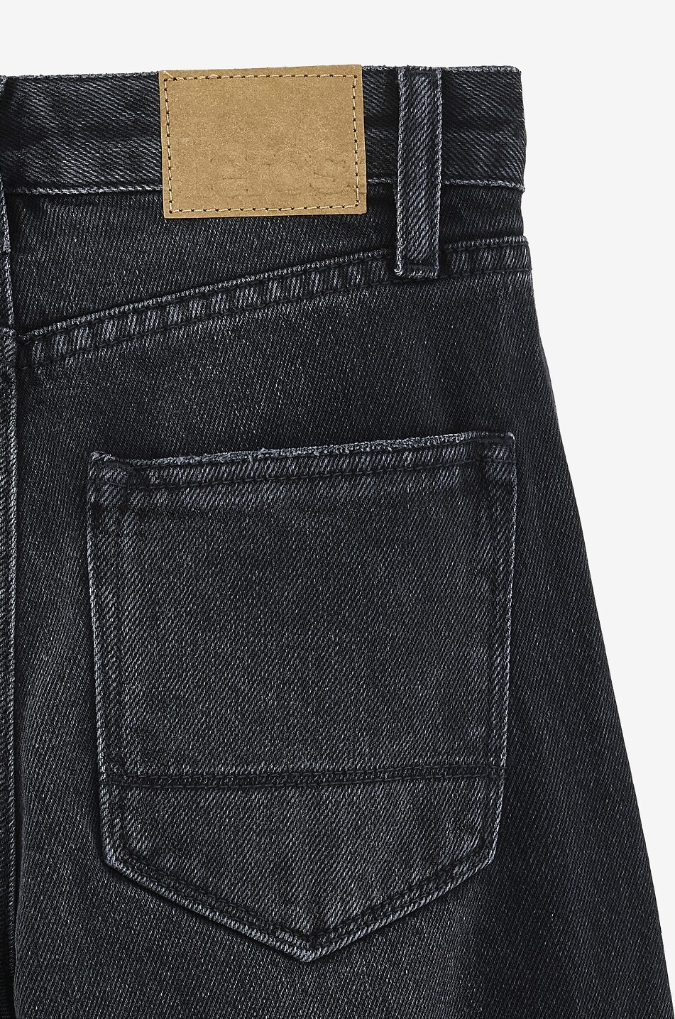 BELLEROSE Wanda denim wide-leg girl's jeans Girl BLACK 4