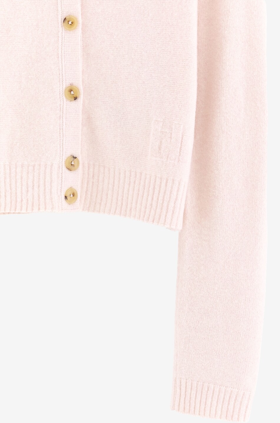 BELLEROSE Cardigan à col rond en coton mélangé fille Dosyk Fille ROSE CLAIR 4