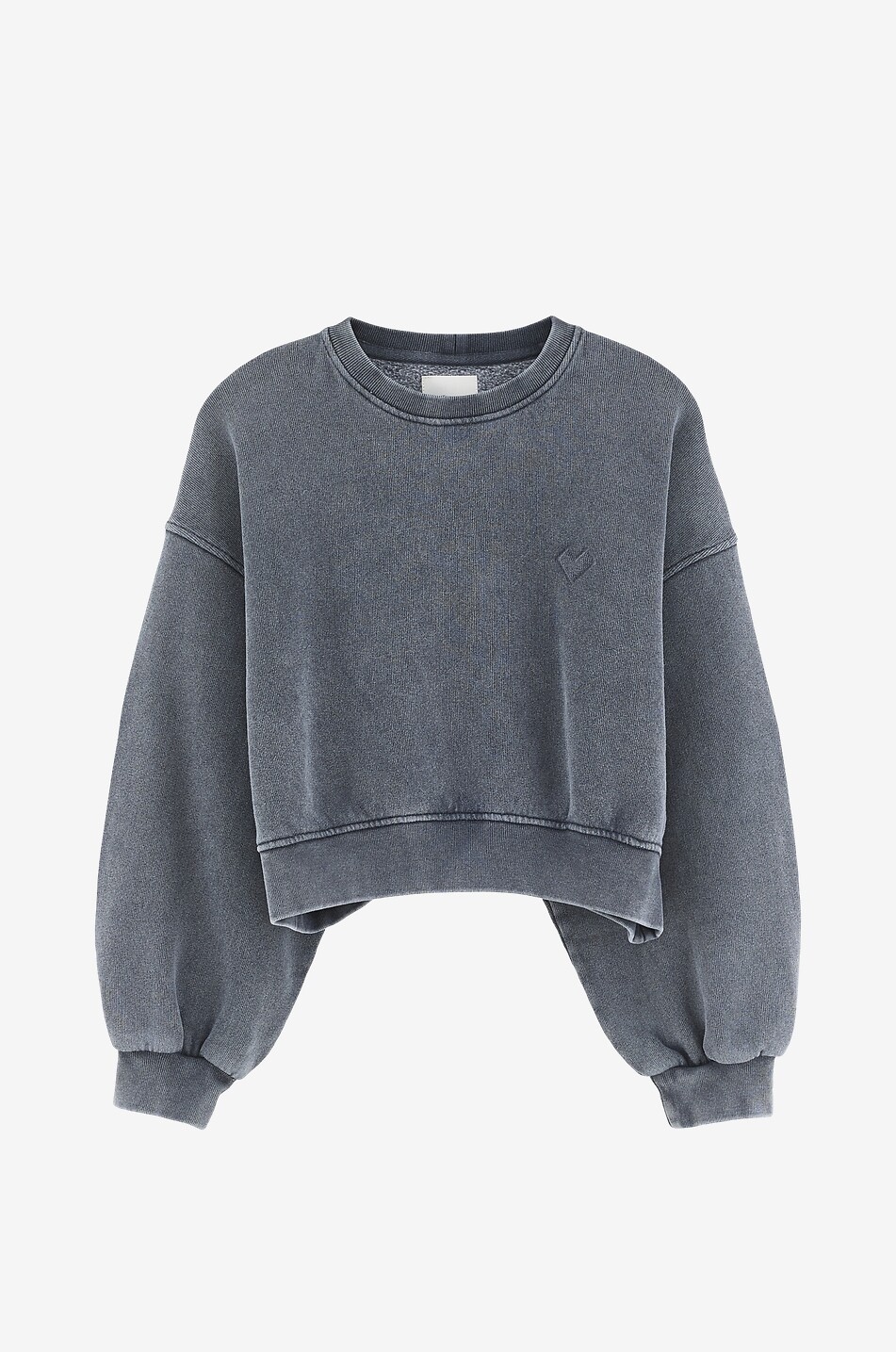 BELLEROSE Fenya girls' oversized crewneck sweatshirt Girl GREY 1