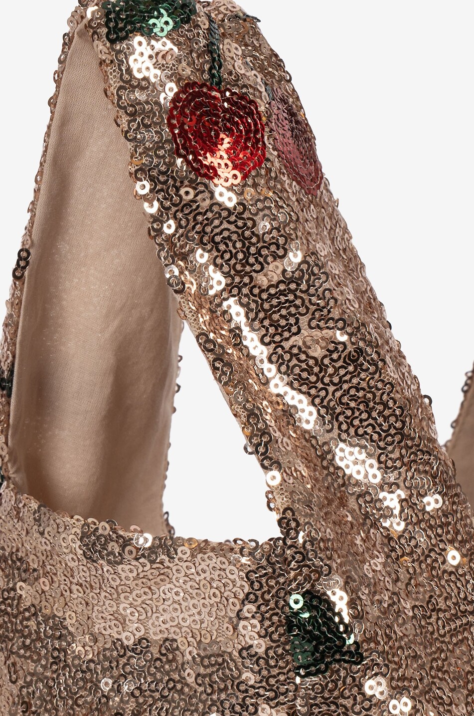 KONGES SLØJD Sac cabas à sequins motif cerise fille Starla Fille DORE 4