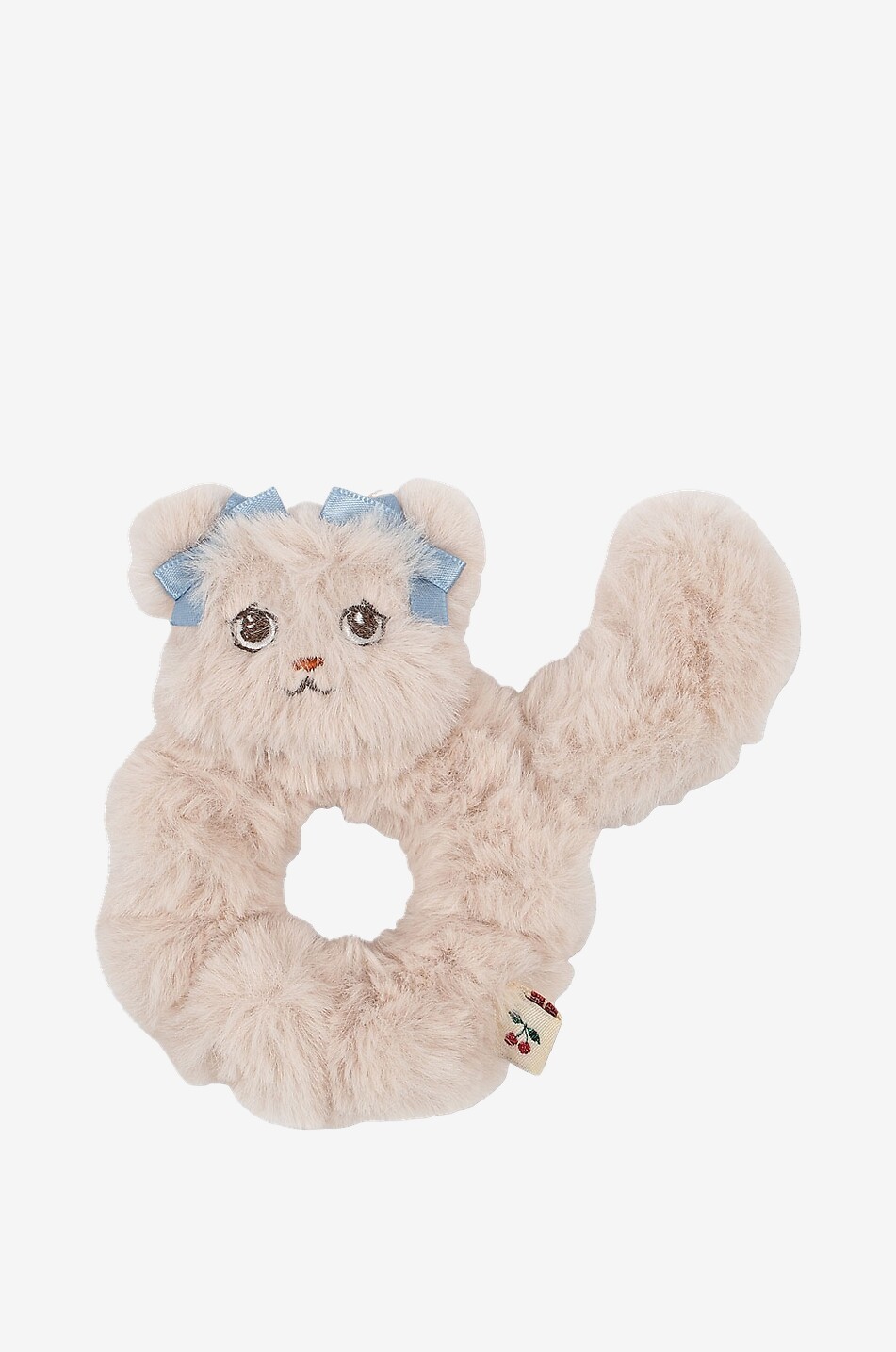 KONGES SLØJD Kitty Furry girls' cat-shaped plush scrunchie Girl EGGSHELL 1
