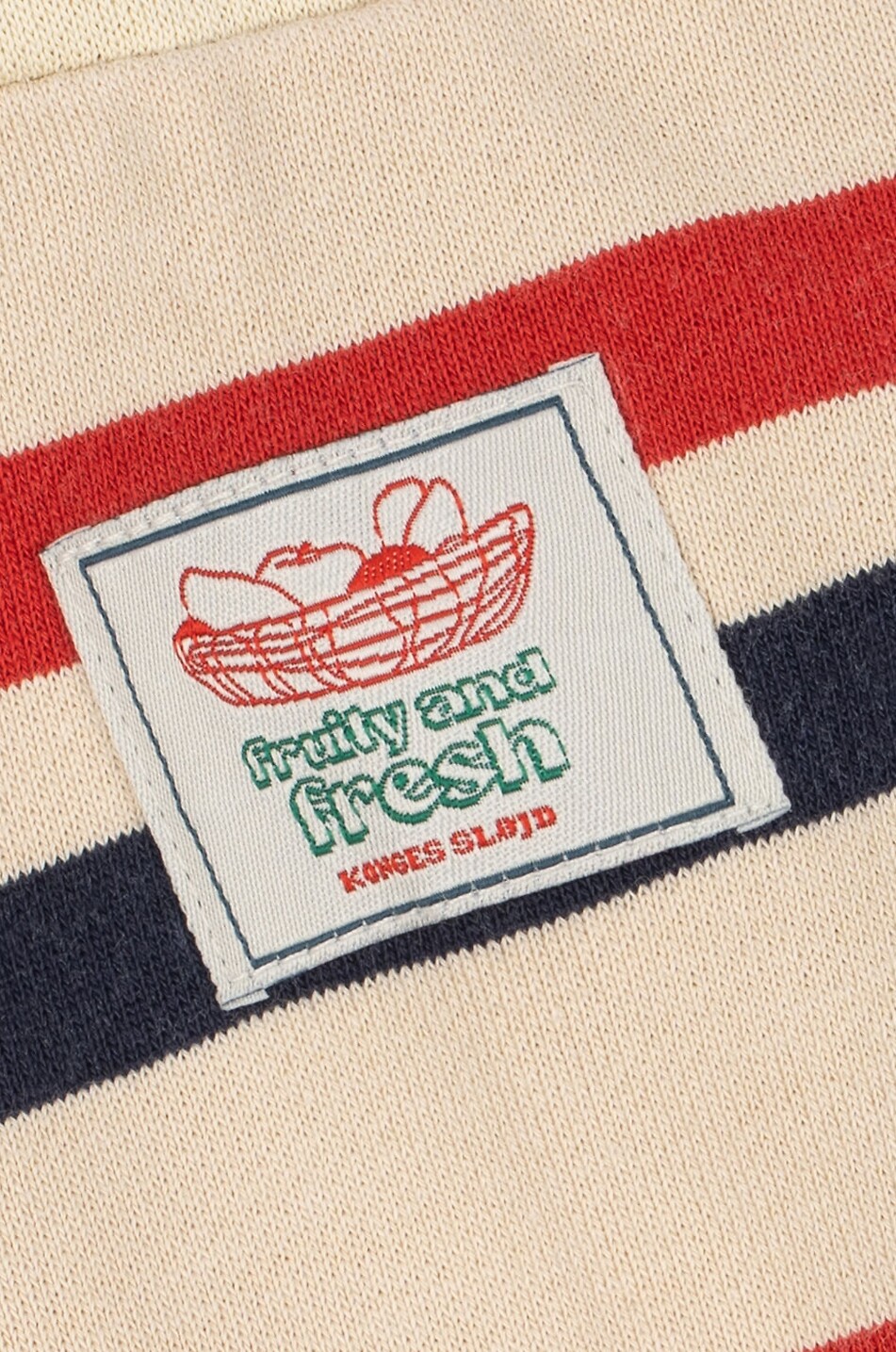KONGES SLØJD Sweat-shirt rayé à col montant zippé garçon Lou Fruity and Fresh Garçon MULTICOLORE 4