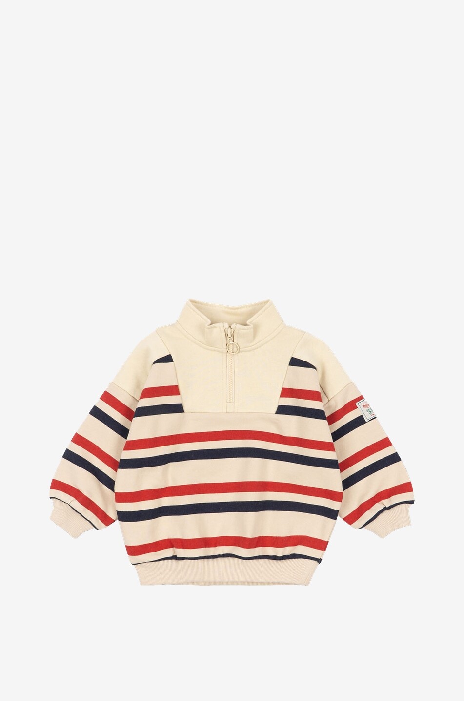 KONGES SLØJD Sweat-shirt rayé à col montant zippé garçon Lou Fruity and Fresh Garçon MULTICOLORE 1