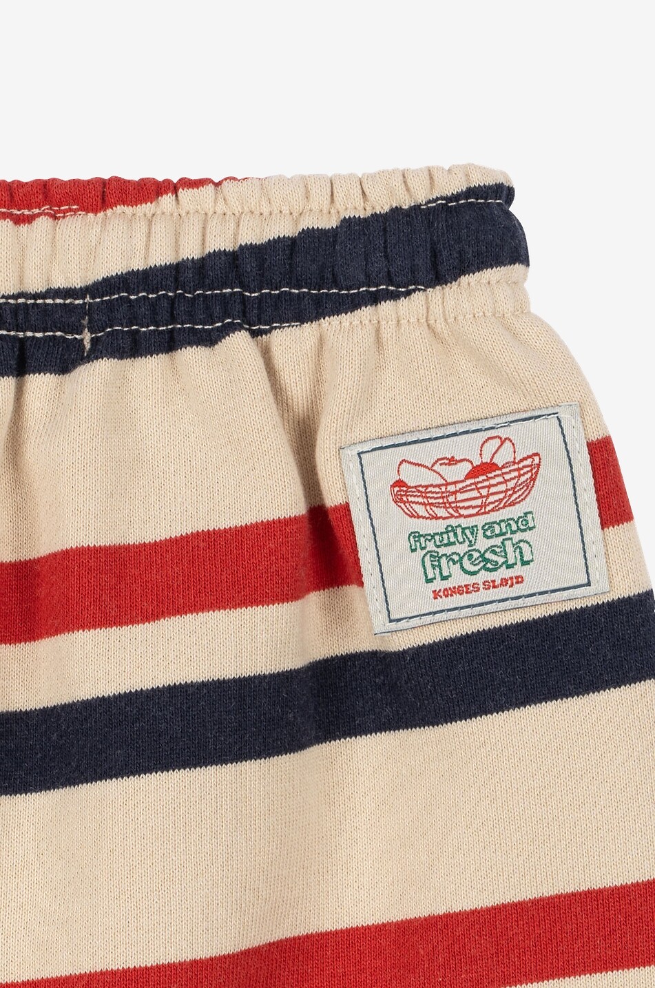 KONGES SLØJD Lou Fruity and Fresh boy's organic cotton striped joggers Boy MULTI COLOURED 3
