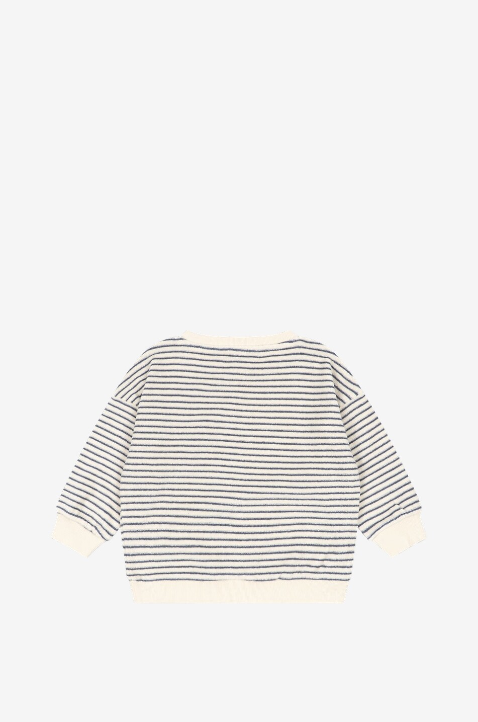 KONGES SLØJD Sweat-shirt rayé en éponge de coton Itty Lemon Garçon BLEU 2