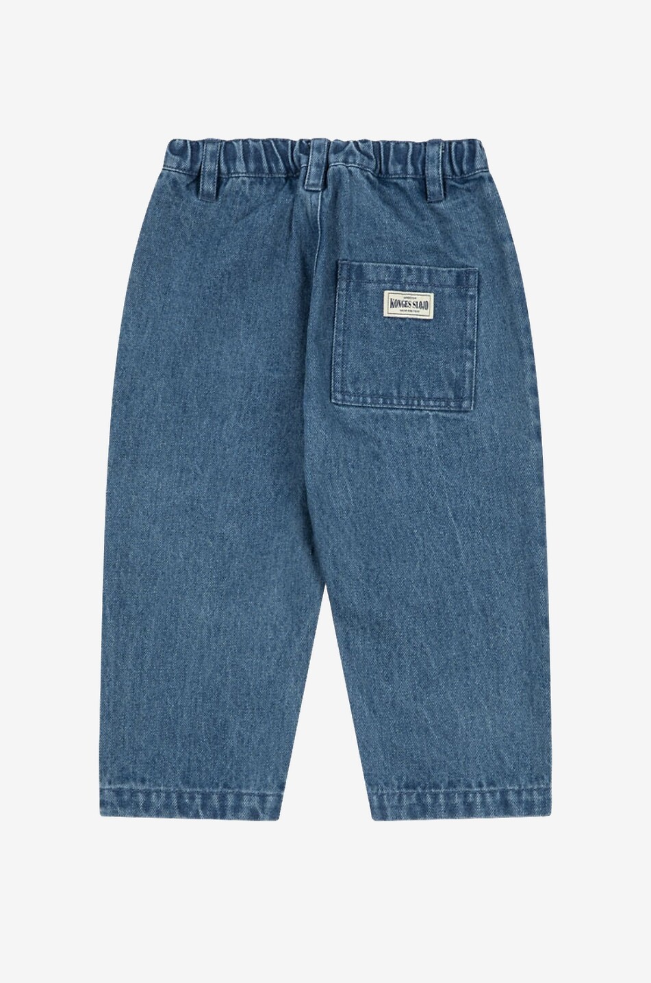 KONGES SLØJD Jean en coton organique à taille élastiquée enfant Elba Unisexe BLEU FONCE 2