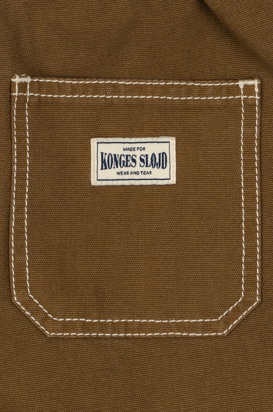KONGES SLØJD Rida boy's organic cotton canvas trousers Boy BROWN 3