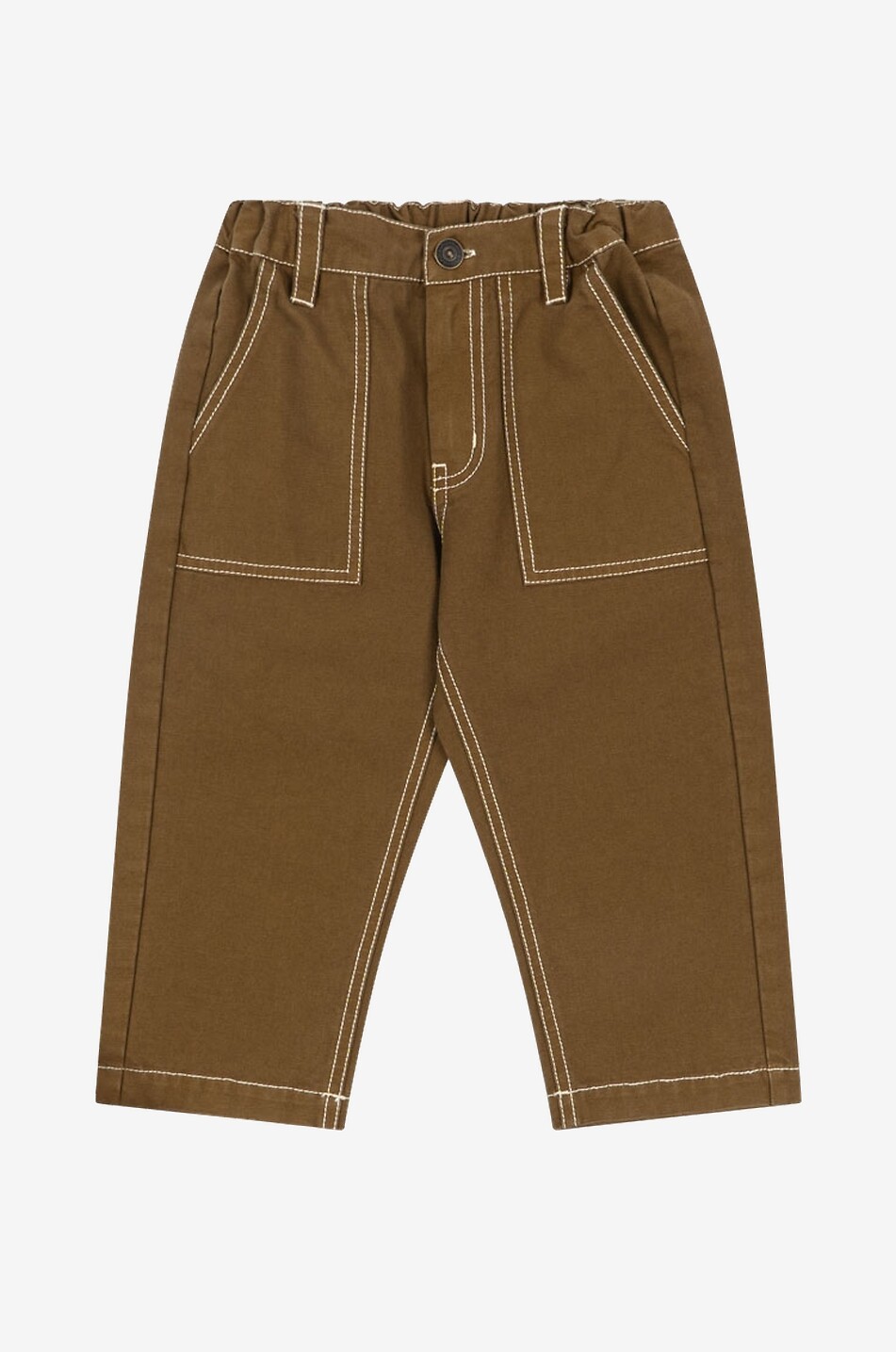 Rida boy's organic cotton canvas trousers