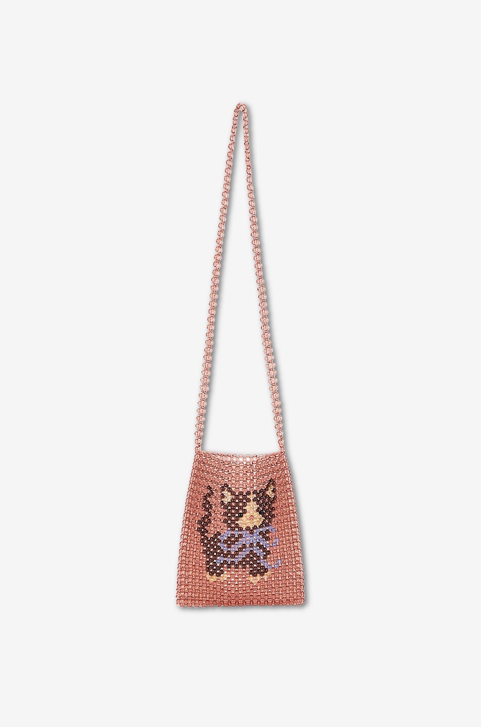 KONGES SLØJD Mädchen-Umhängetasche aus Perlen Kitty Perla Mädchen ROSA 1