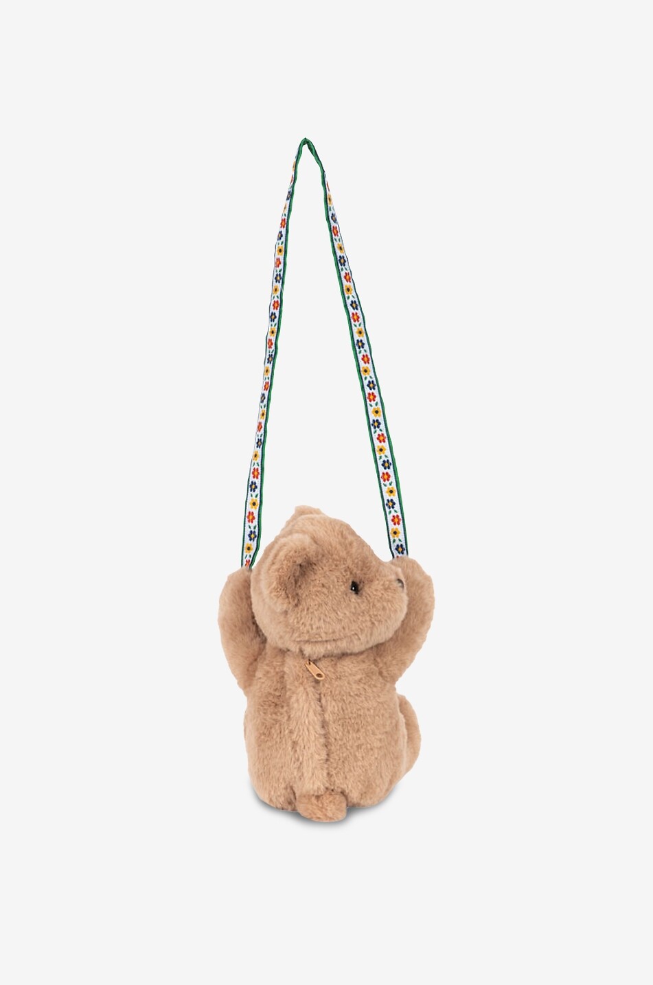 KONGES SLØJD Teddy girls' plush shoulder bag Girl CAMEL 6