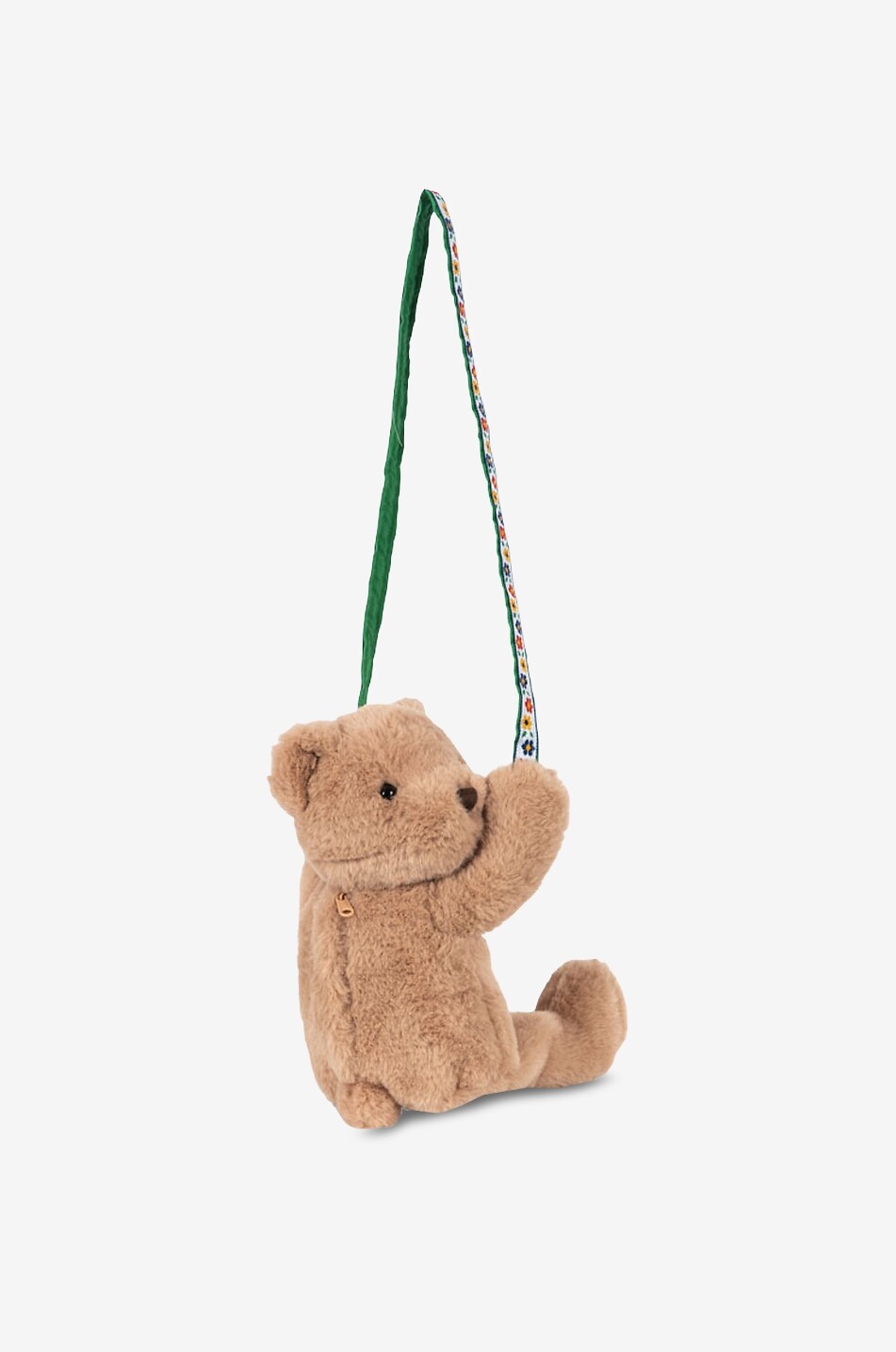 KONGES SLØJD Teddy girls' plush shoulder bag Girl CAMEL 2