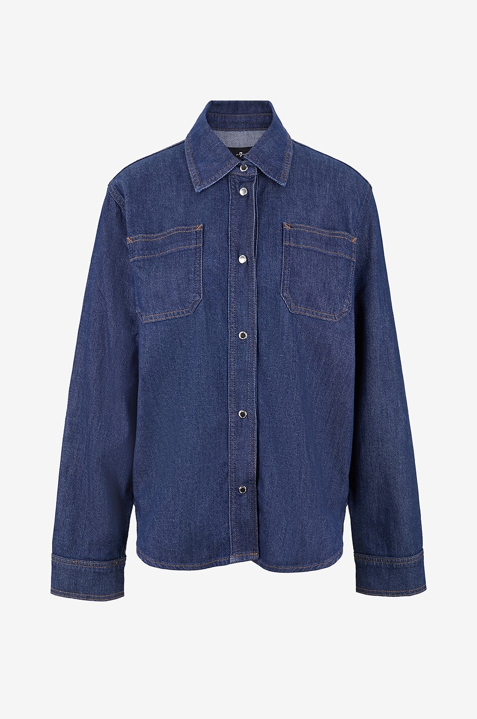 Langärmeliges Hemd aus Denim Utility Classic Lightless Halona