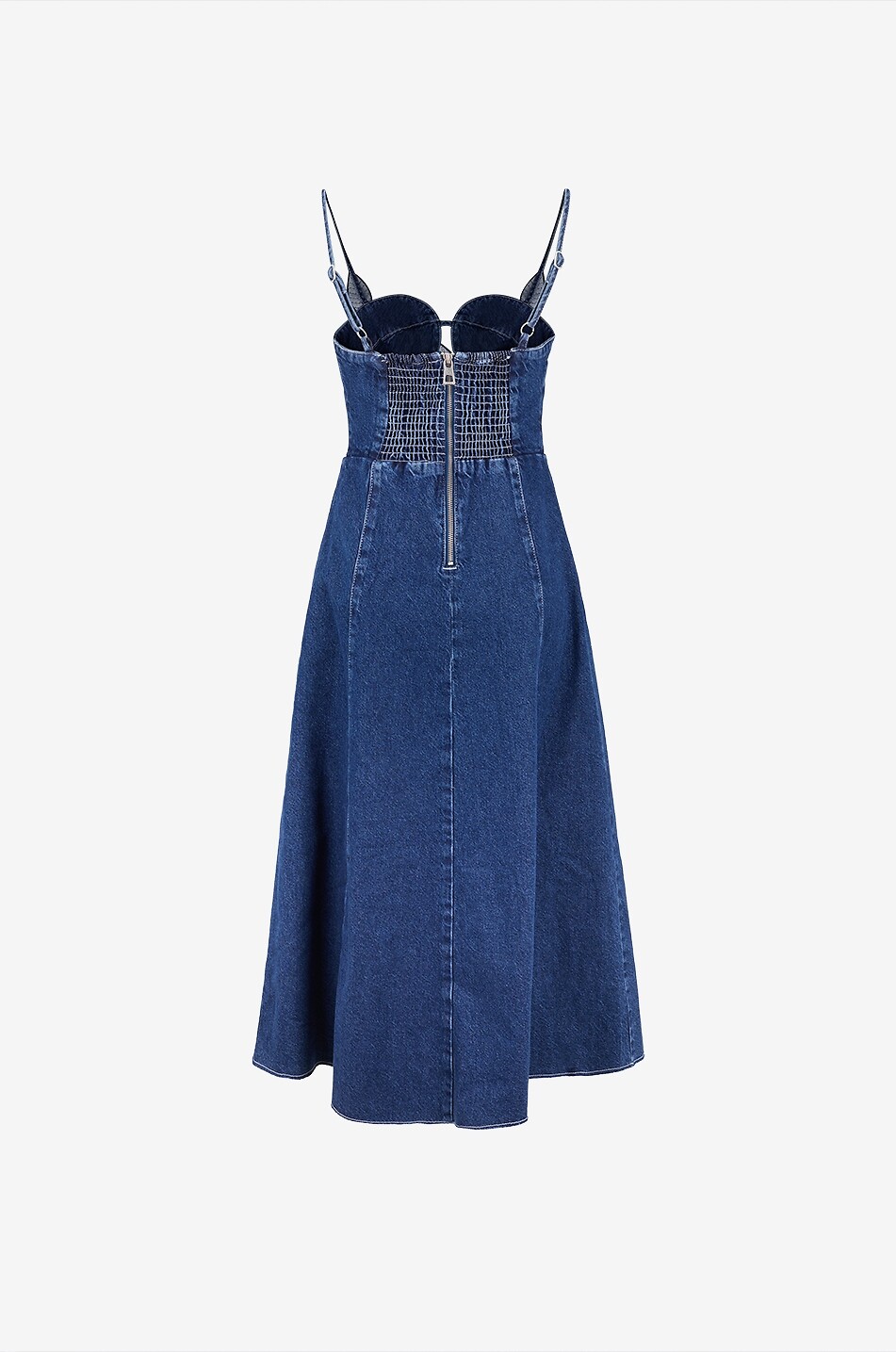 rio denim dress Flower strappy midi VDAY2025sale this dress captures warmth Club L London Gemini Floral embroidered Size:4-5