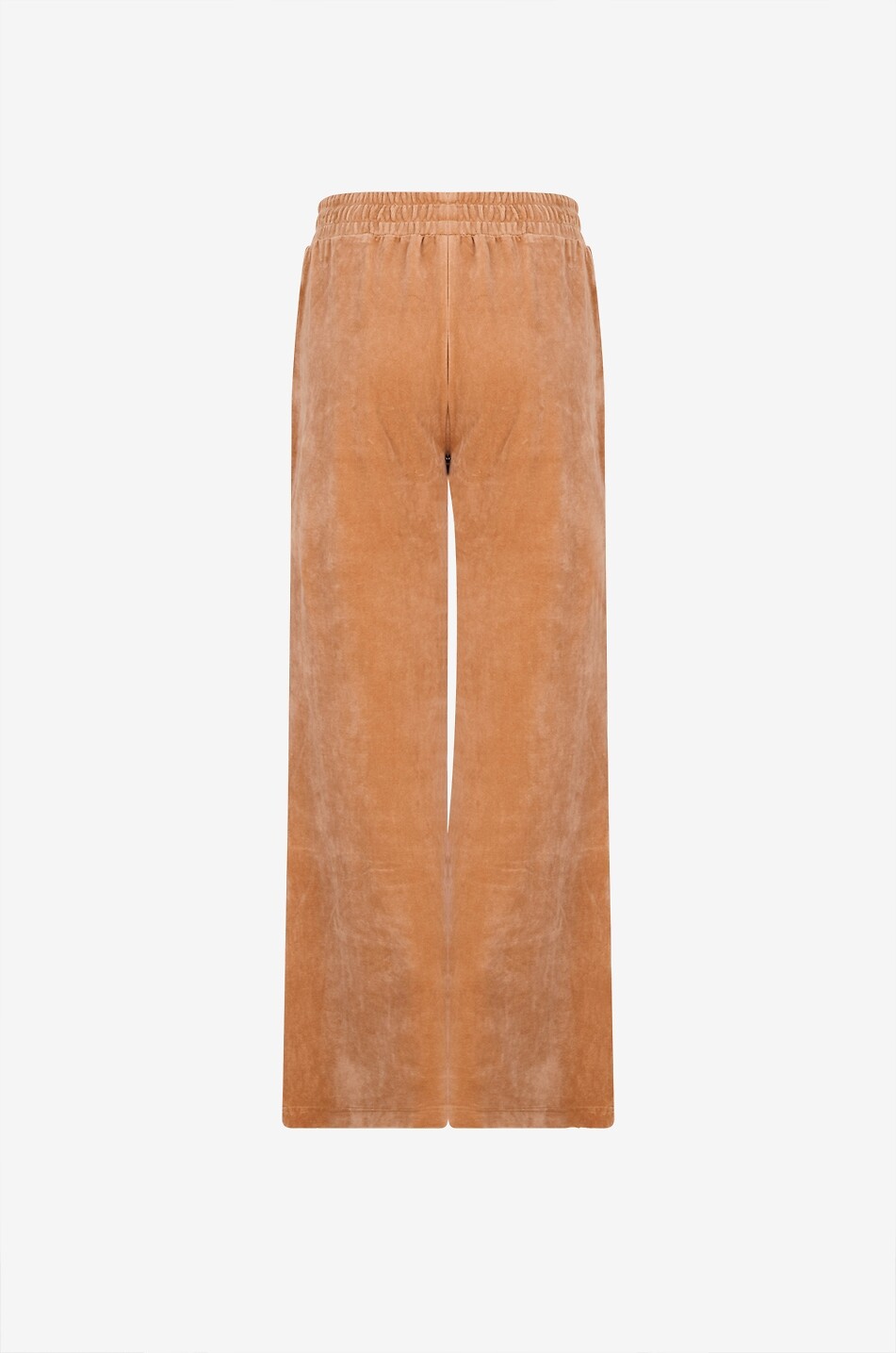 CHLOE Pantalon de survêtement large en velours brodé Chloé Femme CAMEL 2