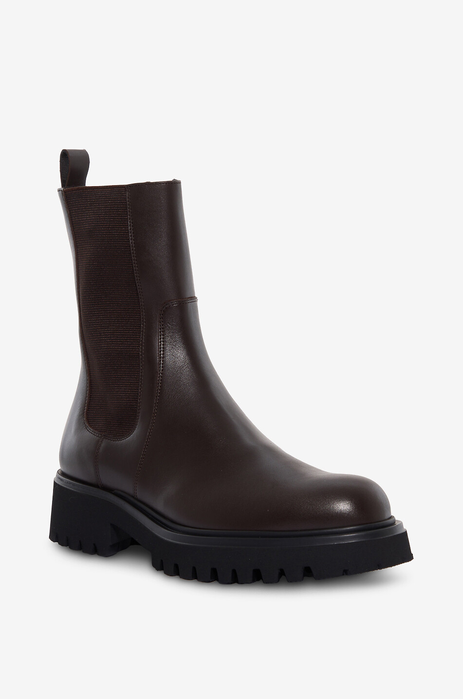 BONGENIE Glattleder-Chelseastiefeletten Walton 30 Damen DUNKELBRAUN 1
