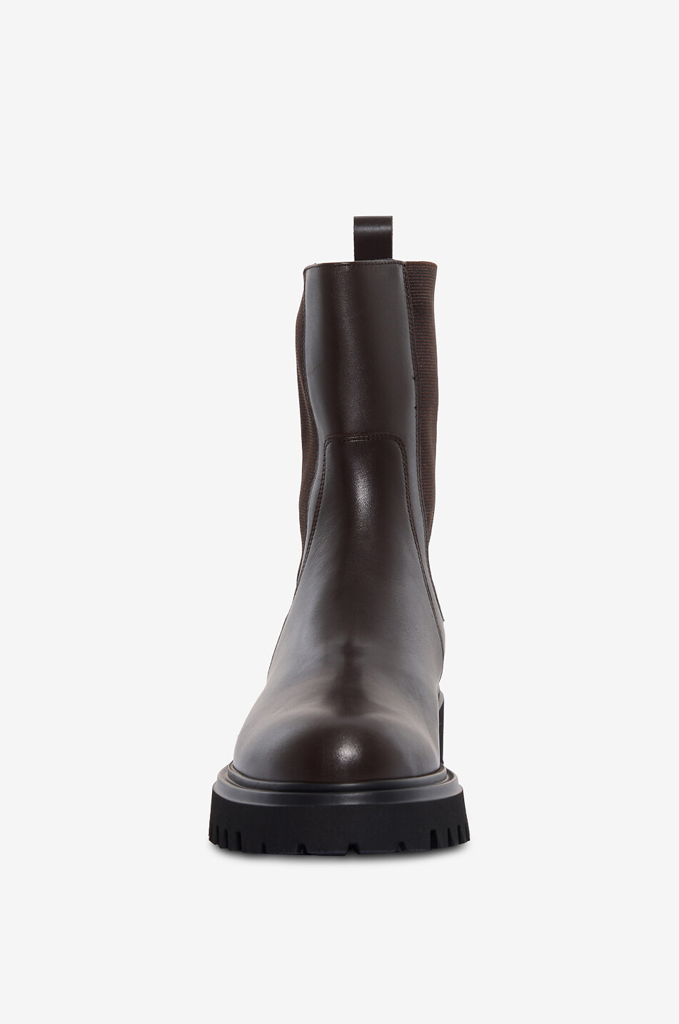 BONGENIE Glattleder-Chelseastiefeletten Walton 30 Damen DUNKELBRAUN 2
