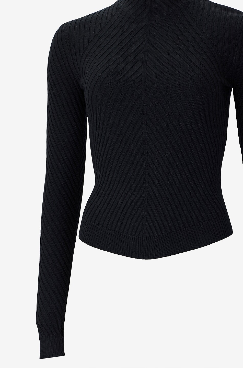 VICTORIA BECKHAM Turtleneck knitted sweater Women BLACK 3
