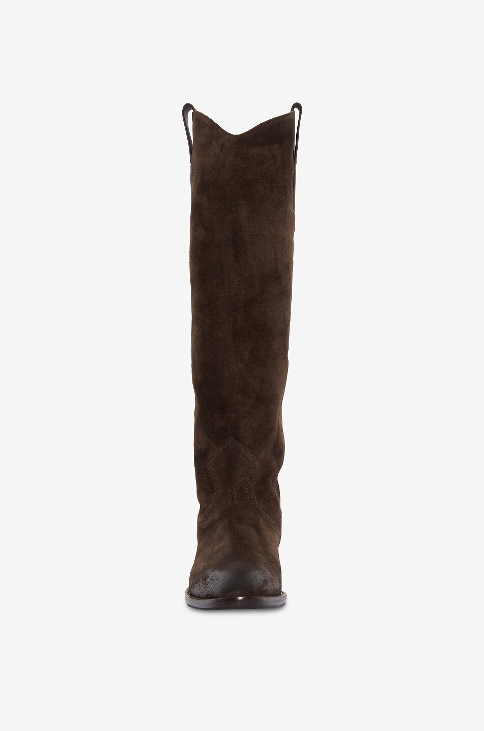 BONGENIE Westernstiefel aus Wildleder Cristobal 45 Damen DUNKELBRAUN 2