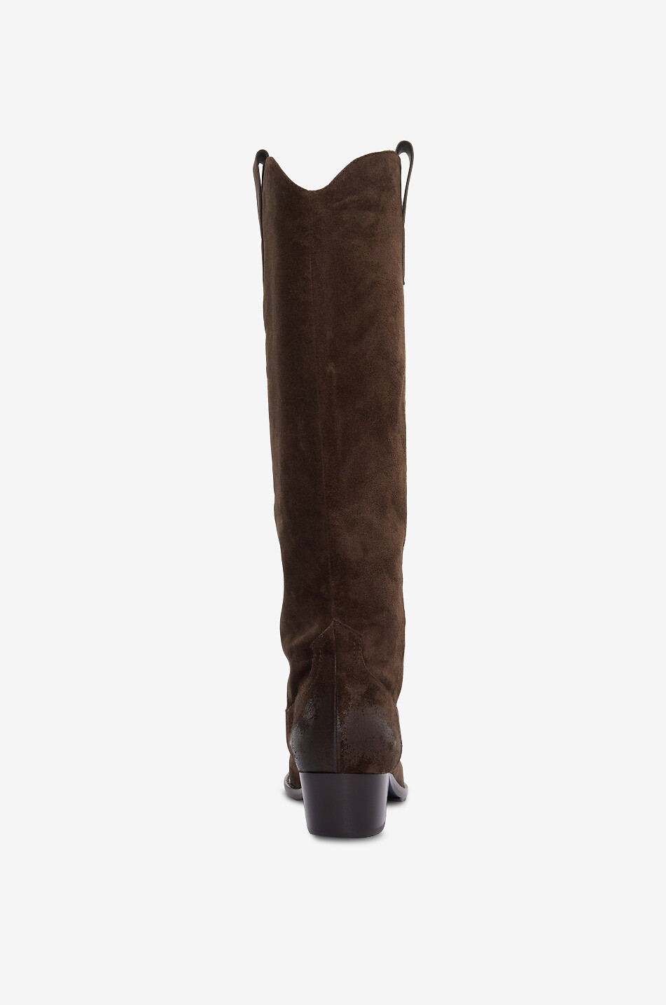 BONGENIE Westernstiefel aus Wildleder Cristobal 45 Damen DUNKELBRAUN 4