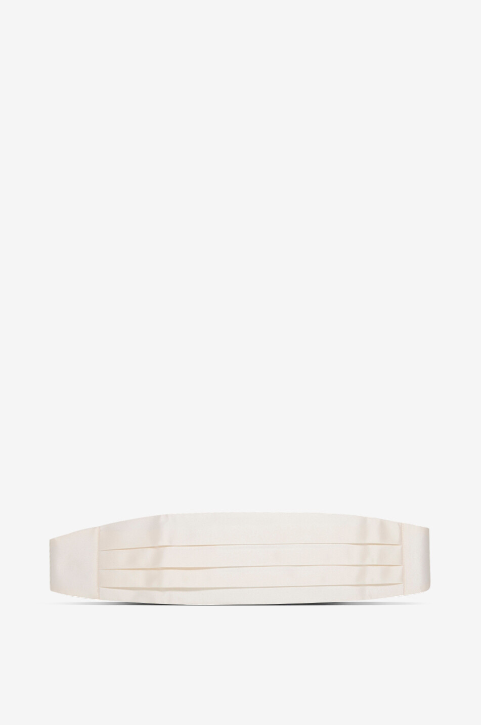 ROSI COLLECTION Silk tuxedo belt Men WHITE 2
